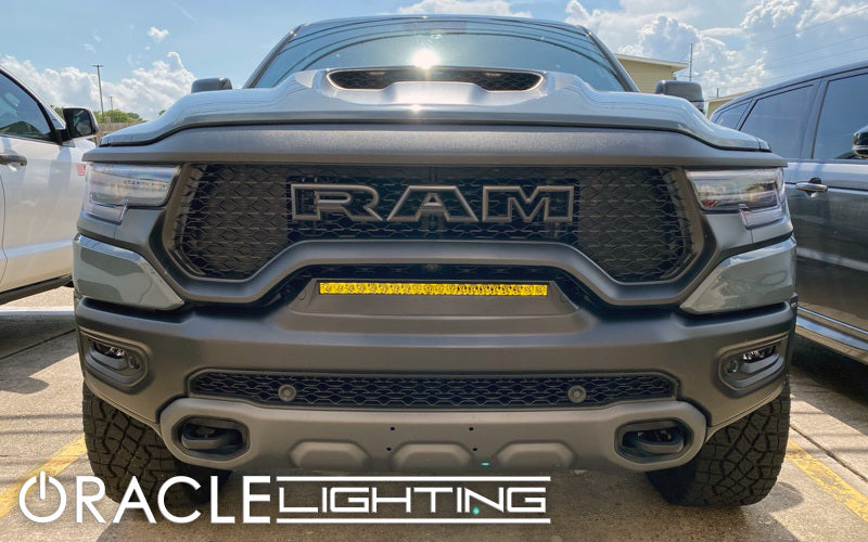 ORACLE Lighting 5885-006 19-22 RAM Rebel/TRX Front Bumper Flush LED Light Bar System - Yellow