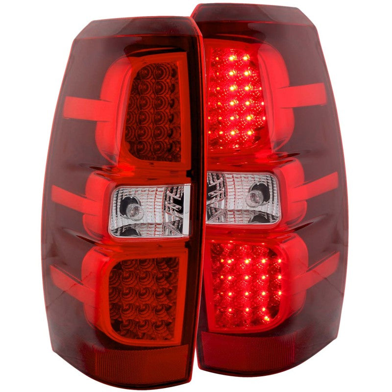 ANZO 311143 2007-2013 Chevrolet Avalanche LED Taillights Red/Clear