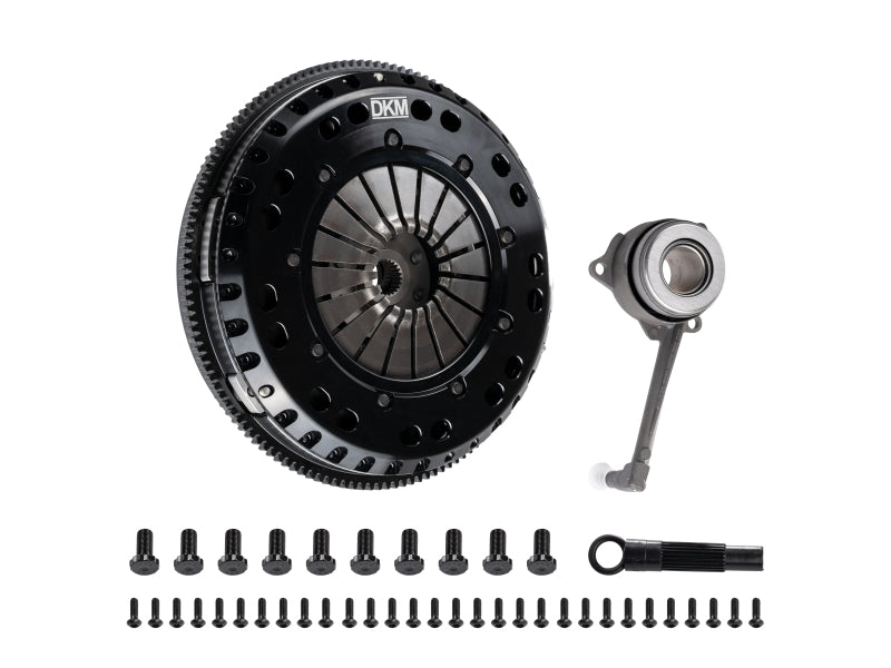 DKM Clutch MS-034-060 2.0 VW/Audi A3 TSI 8 Bolt Motor MS Twin Disc Clutch w/Steel Flywheel (660 ft/lbs Torque)