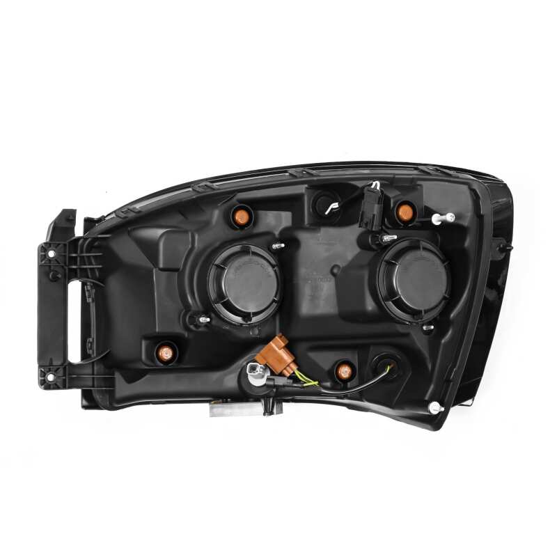 AlphaRex 880538 06-08 RAM 1500HD NOVA LED Proj Headlights Plank Style Alpha Blk w/Seq Signal/DRL/Amber LED