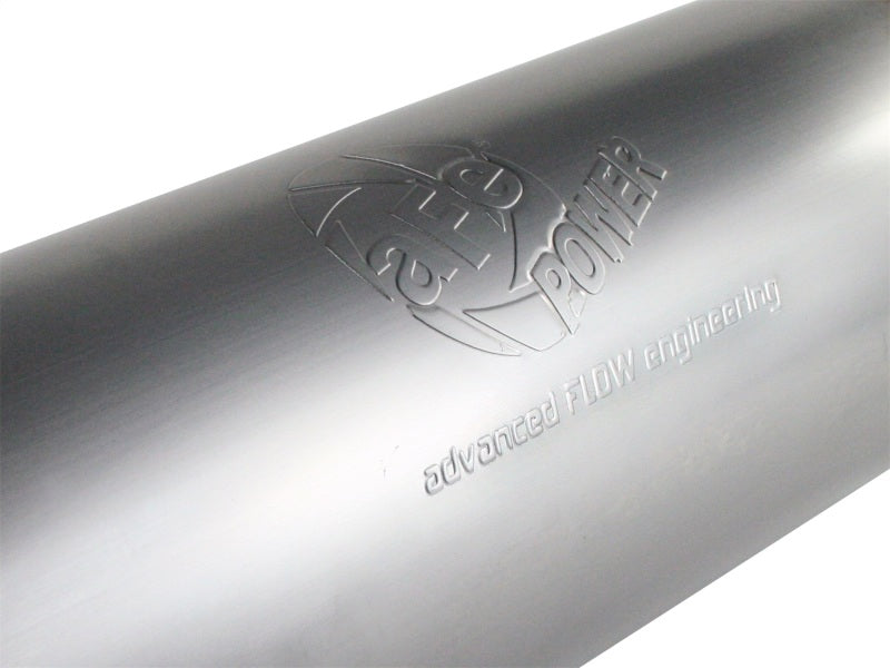 aFe 49-91002 MACHForce XP Exhausts Mufflers SS-409 EXH Muffler 4 ID In/Out 8 Dia