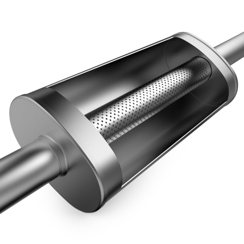 Magnaflow 11246 MagnaFlow Muffler Mag SS 18X4X9 2.5/2.5 C/C