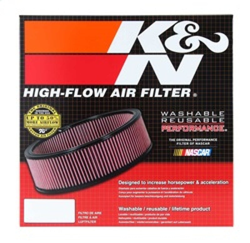 K&N Engineering E-3690 K&N Replacement Air Filter Round 11in OD 9-1/4in ID 6in H