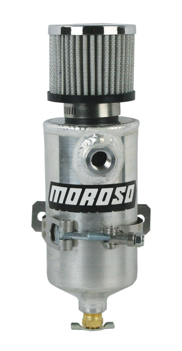 Moroso 85473 Breather Tank/Catch Can - Two 3/8 NPT Female Fittings - Aluminum