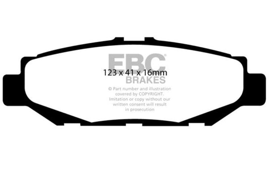 EBC DP4848R 93-97 Lexus GS300 3.0 Yellowstuff Rear Brake Pads