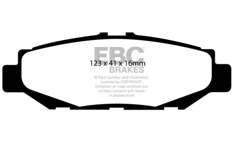 EBC DP3848C 93-97 Lexus GS300 3.0 Redstuff Rear Brake Pads