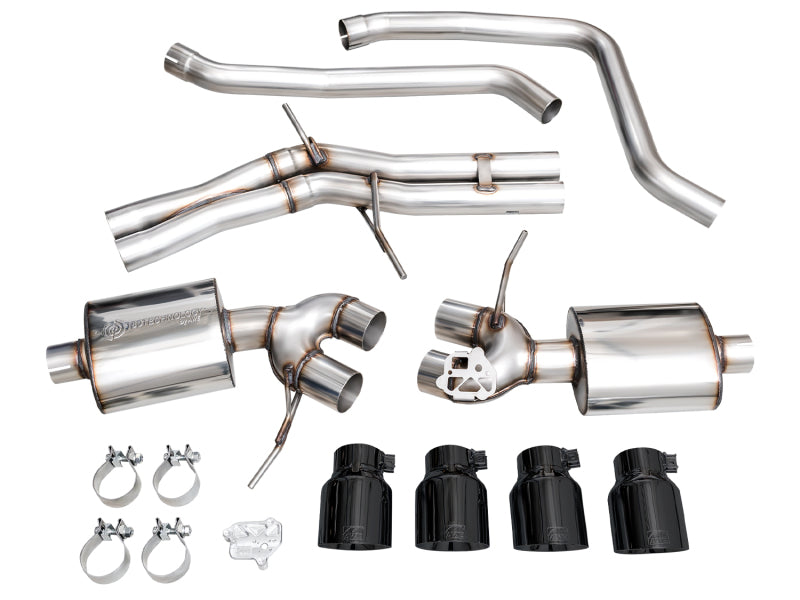 AWE Tuning 3015-43952 2022+ Porsche Macan 2.9TT Touring Edition Catback Exhaust w/ Diamond Black Tips