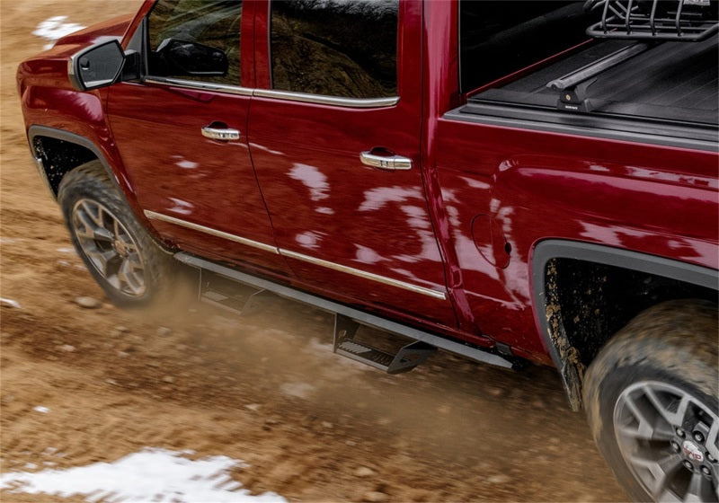 N-Fab PRC1971QC-TX Predator Pro 19-20 Chevy/GMC 1500 Double Cab - Cab Length - Tex. Black