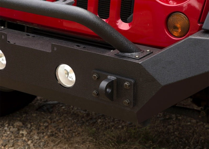 Rugged Ridge 11548.01 Spartan Front Bumper HCE W/Overrider 07-18 Jeep Wrangler JK