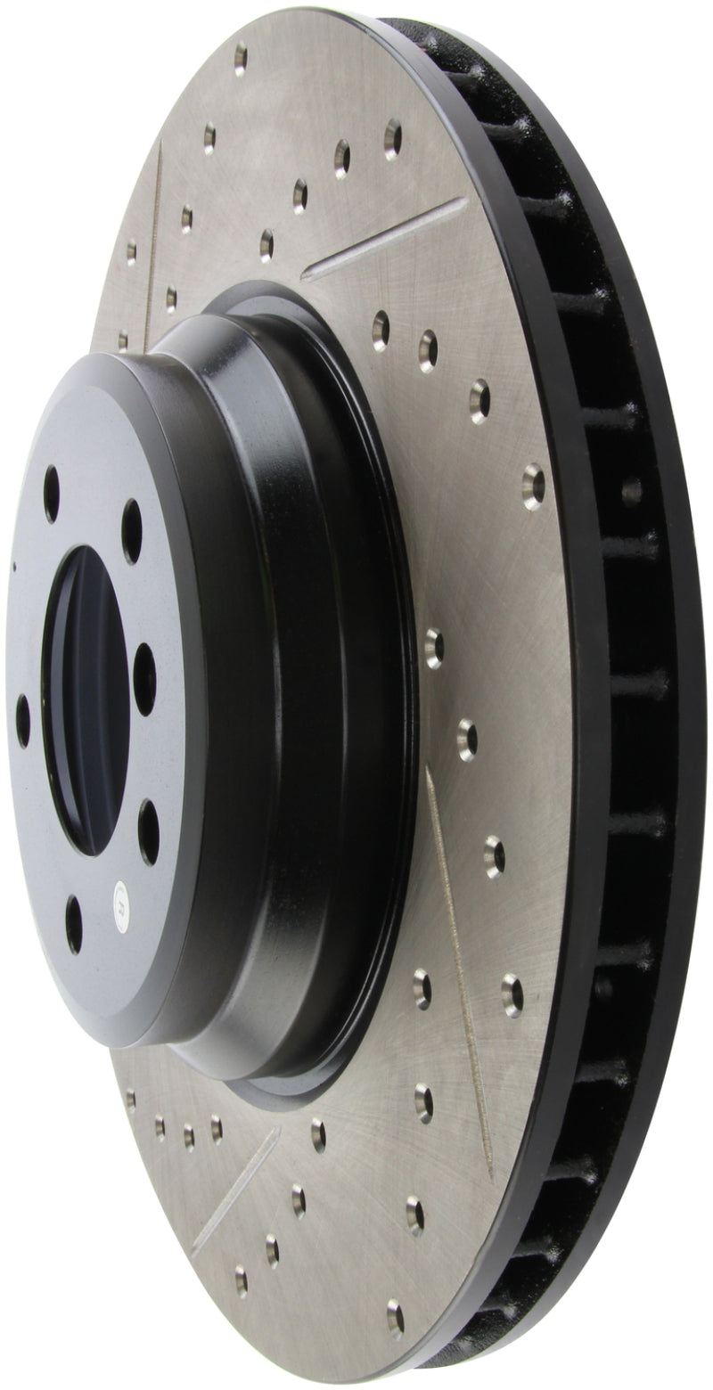 Stoptech 127.34093R StopTech 07-09 BMW 335 (E90/E92/E93) Slotted & Drilled Right Front Rotor