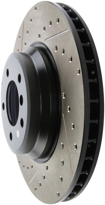 Stoptech 127.34093R StopTech 07-09 BMW 335 (E90/E92/E93) Slotted & Drilled Right Front Rotor