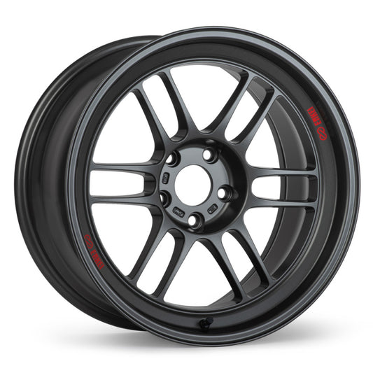 Enkei 37981056510GM RPF1RS 18x10.5 5x114.3 10mm Offset 75mm Bore Matte Gunmetal Wheel