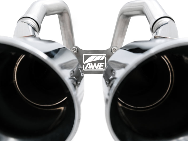 AWE Tuning 3020-42073 14-19 Chevy Corvette C7 Z06/ZR1 (w/AFM) Track Edition Axle-Back Exhaust w/Chrome Tips