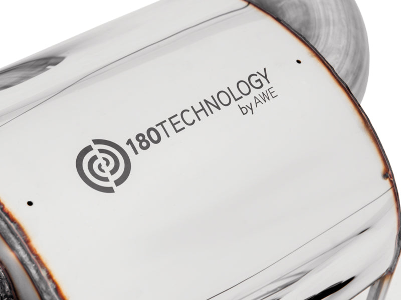 AWE Tuning 3015-42104 Subaru STI VA / WRX GV / STI GV Sedan Touring Edition Exhaust - Chrome Silver Tip (102mm)