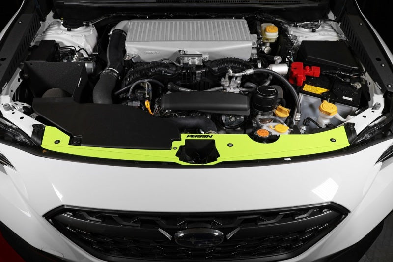 Perrin Performance PSP-ENG-513NY PERRIN 22-25 Subaru WRX Radiator Shroud - Neon Yellow