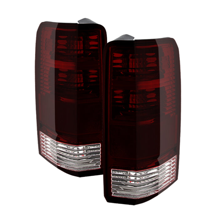 SPYDER 9031199 xTune Dodge Nitro 07-11 OEM Style Tail Lights Red Smoked ALT-JH-DNIT07-OE-RSM