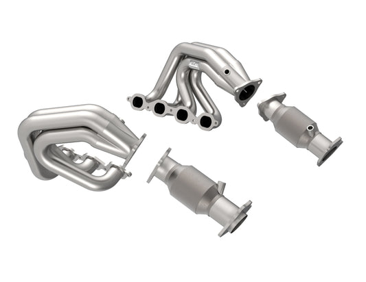 Kooks Headers 2180H640 Kooks 20-24 Chevrolet Corvette Stingray 6.2L V8 2in x 3in SS Headers w/ H.O Green Catted Connection