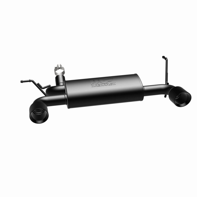 Magnaflow 15160 MagnaFlow 07-17 Jeep Wrangler JK 3.8/3.6L Dual Split Rear Exit Black Axle-Back Exhaust