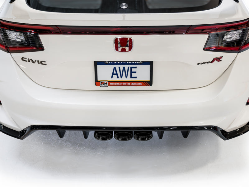 AWE Tuning 3020-53287 2023 Honda Civic Type R FL5 Track Edition Exhaust w/ Triple Diamond Black Tips