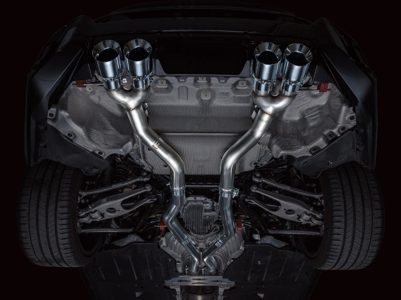 AWE Tuning 3020-42487 23-24 BMW G87 M2 Track Edition Exhaust - Chrome Silver Tips