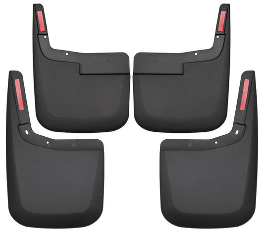 Husky Liners 58446 2015-2017 Ford F-150 w/o Fender Flares Front and Rear Mud Guards - Black