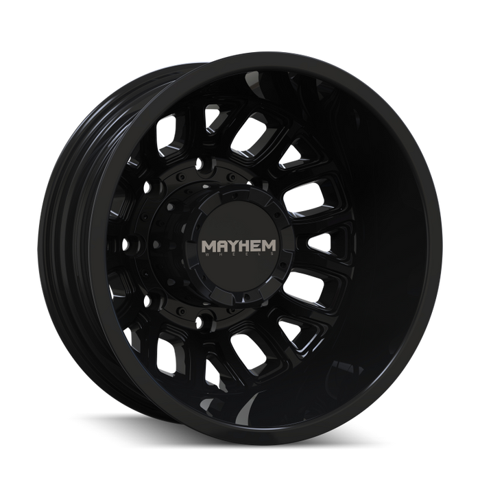 Mayhem 8107D-7677BR Cogent Dually 8107D 17x6.5 8x200 BP -142mm Offset 142mm Bore Gloss Black