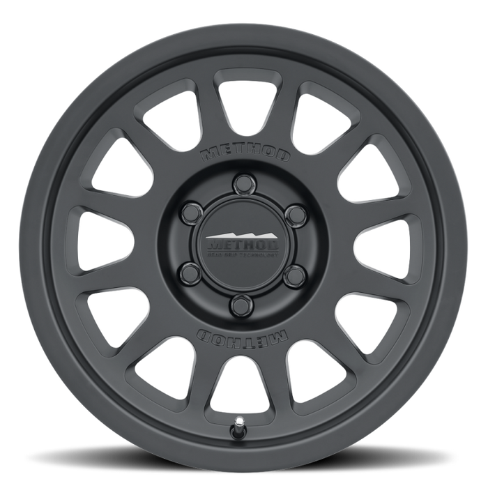 Method Wheels MR70378516525 Method MR703 17x8.5 +25mm Offset 6x135 87mm CB Matte Black Wheel