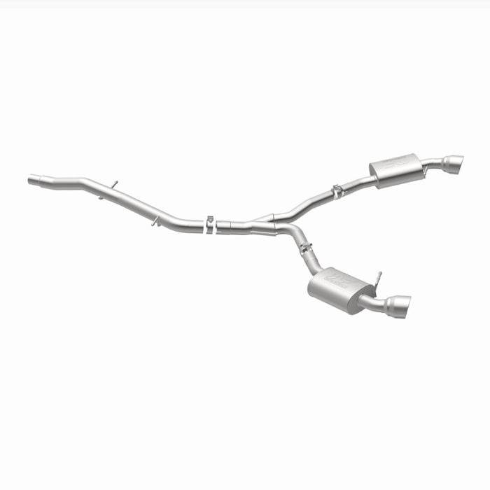 Magnaflow 19390 MagnaFlow 18-19 Audi A5 Dual Exit Polished Stainless CatBack Exhaust - 3in Main Piping Diameter