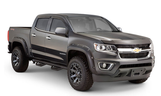 LUND 34641225 Lund 15-17 Chevy Colorado Crew Cab Terrain HX Step Nerf Bars - Black