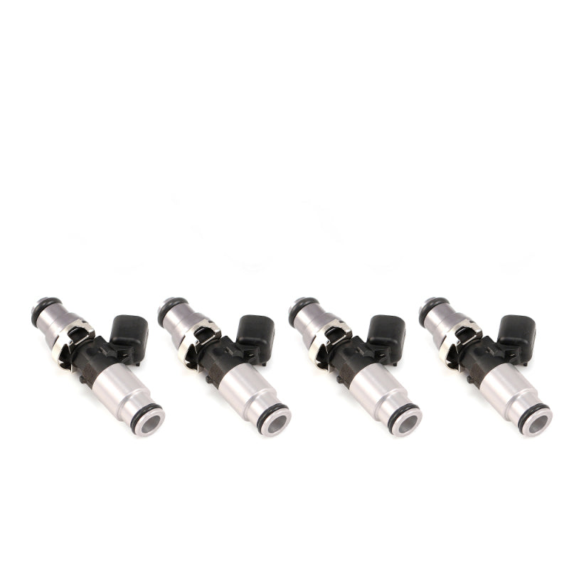 Injector Dynamics 1300.60.14.14B.4 ID1300X Injectors- 14mm Top Adapter (Grey) - 14mm (Silver) Lower O-Ring - Set Of 4