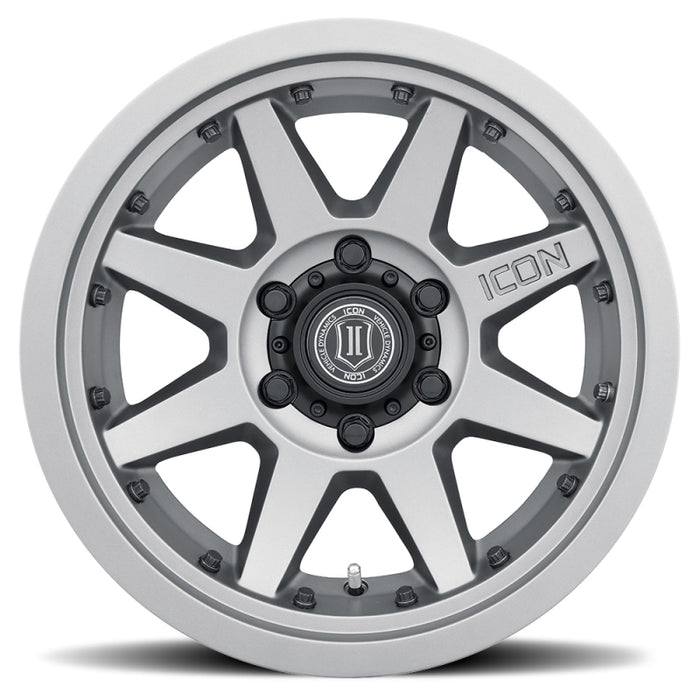 ICON 21817858357TT Rebound Pro 17x8.5 6x5.5 25mm Offset 5.75in BS 93.1mm Bore Titanium Wheel