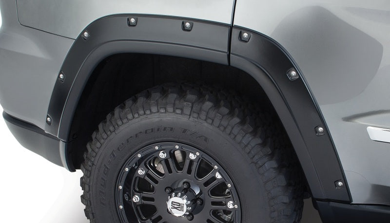 Bushwacker 10076-02 11-18 Jeep Grand Cherokee Pocket Style Flares 2pc Does Not Fit SRT8 - Black
