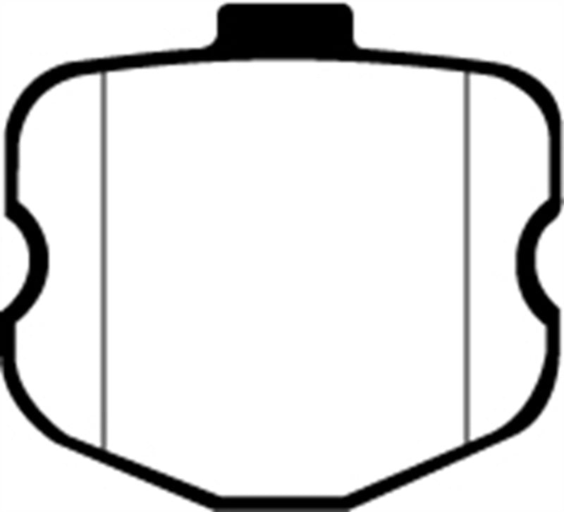 EBC DP31771/2C 06-08 Chevrolet Corvette (C6) 7.0 (Z06) Redstuff Rear Brake Pads