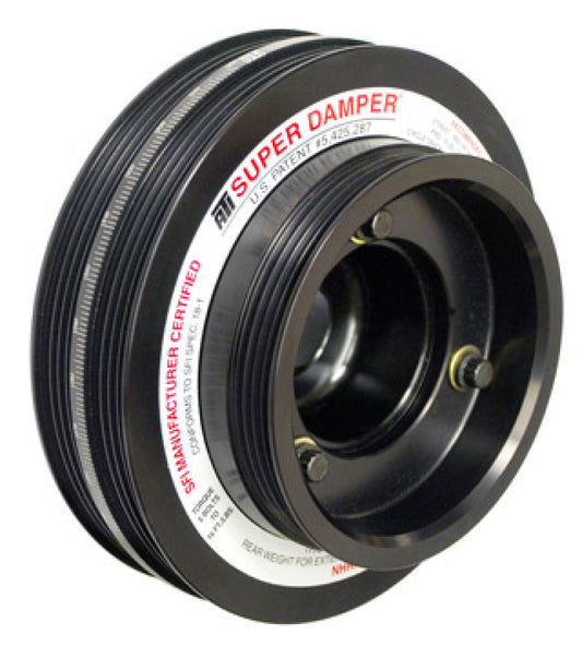 ATI ATI918584 Damper - 5.67in - Alum - 7 Grv - Nissan VQ35HR VQ37VHR 350Z 370Z V6 - 4 Percent UD - 1Pc