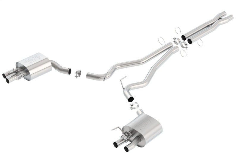 Borla 140684 15-16 Ford Mustang Shelby GT350 5.2L ATAK Cat Back Exhaust (Uses Factory Valence)