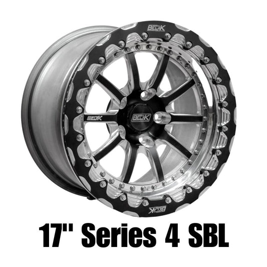 Belak Wheels 17115112S47BS-SBL Belak 17x11 / 7.25in BS / 5x112 BP / Low Pad / Series 4 Wheel - Single Beadlock