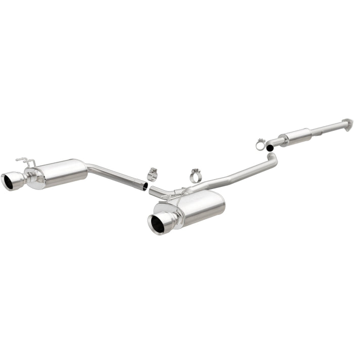 Magnaflow 19181 MagnaFlow Sys C/B 2015 Honda Accord 3.5L V6 2.5in SS Dual Split Rear Polished 4.5 Tip