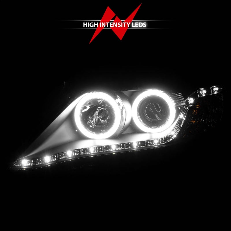 ANZO 121442 2010-2011 Toyota Camry Projector Headlights w/ Halo Black (CCFL)