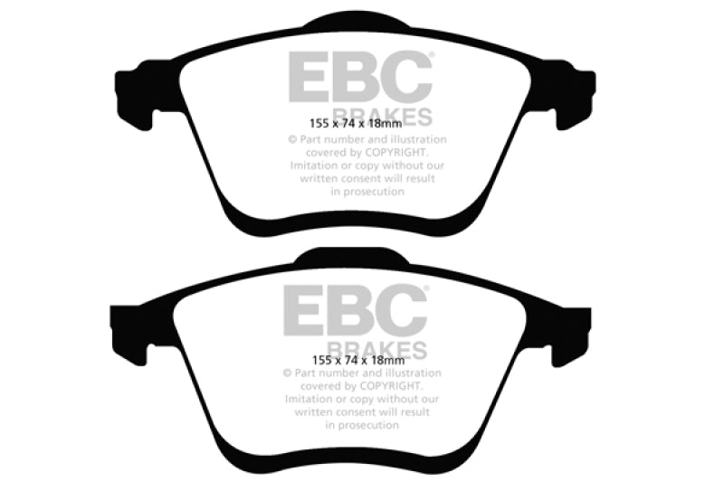 EBC DP31773C 06-09 Mazda 6 2.3 Turbo (Mazdaspeed) Redstuff Front Brake Pads