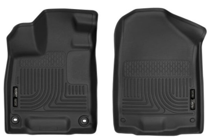Husky Liners 55491 19-21 Honda Passport / 16-21 Honda Pilot X-act Contour Series Front Floor Liners Black