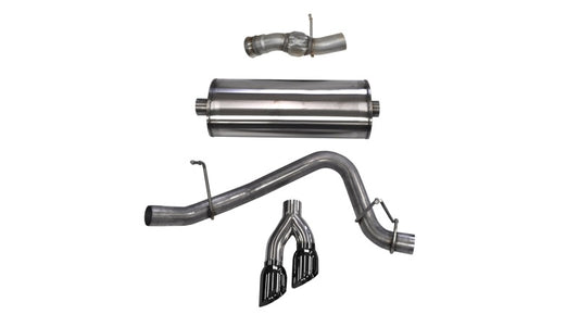 CORSA Performance 14826BLK Corsa 2015-2020 GMC Yukon Denali 6.2L V8 Single Side Exit Cat-Back Exhaust w/ Polished Black Tips