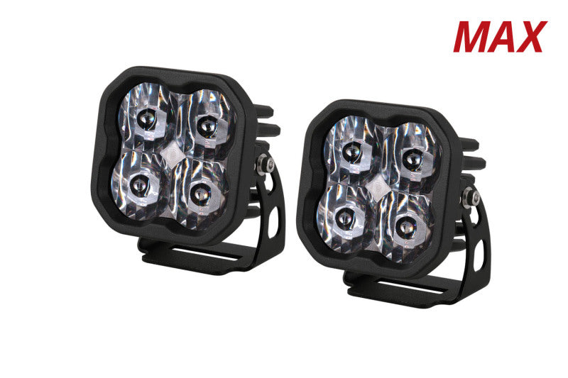 Diode Dynamics DD6488P SS3 LED Pod Max - White Flood Standard (Pair)