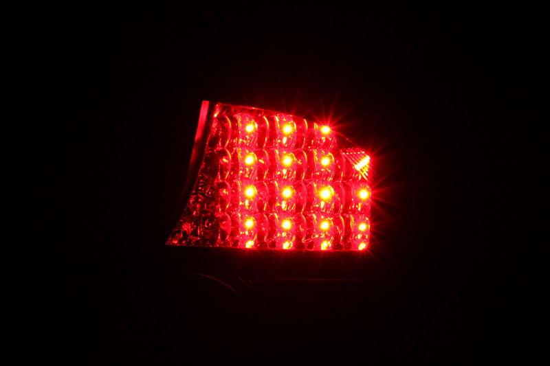 ANZO 321035 2004-2005 Honda Civic LED Taillights Black
