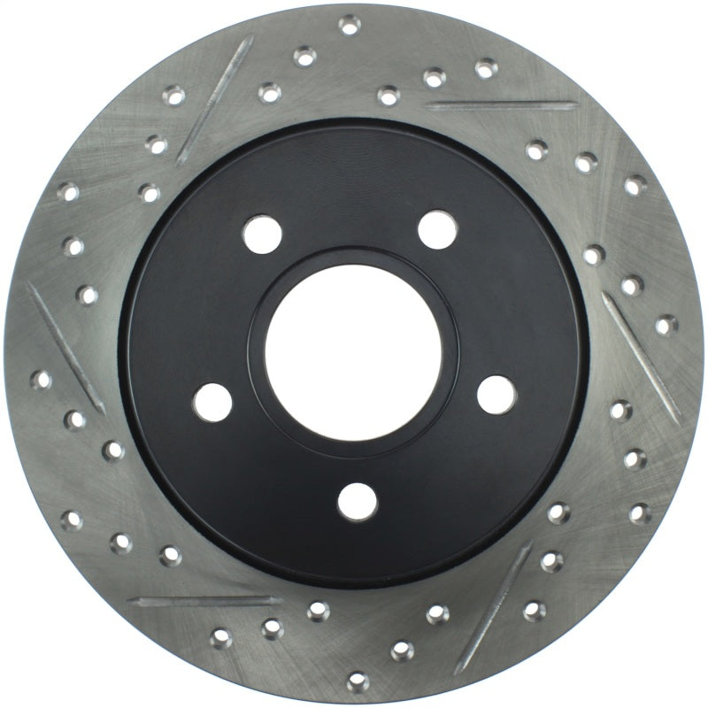 Stoptech 127.61099R StopTech 12-15 Ford Focus w/ Rear Disc Brakes Rear Right Slotted & Drilled Rotor