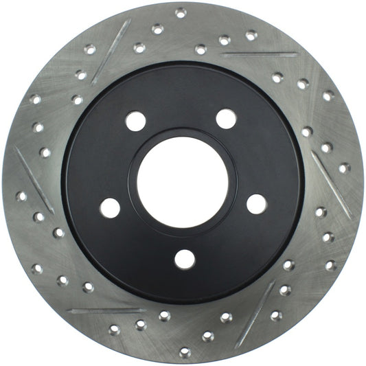 Stoptech 127.61099R StopTech 12-15 Ford Focus w/ Rear Disc Brakes Rear Right Slotted & Drilled Rotor