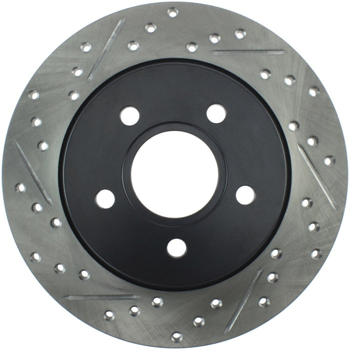Stoptech 127.61099R StopTech 12-15 Ford Focus w/ Rear Disc Brakes Rear Right Slotted & Drilled Rotor