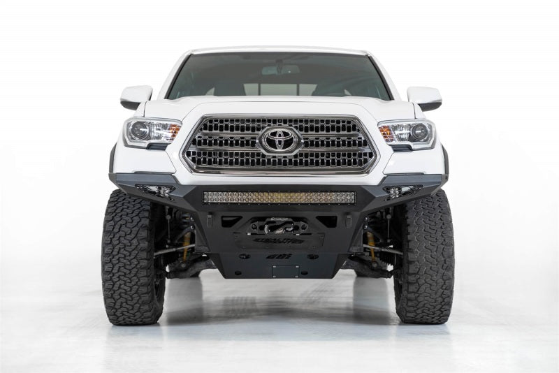 Addictive Desert Designs F681202200103 16-19 Toyota Tacoma Stealth Fighter Front Bumper w/ Winch Mount