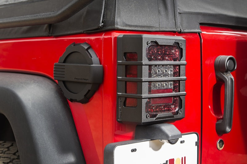 Rugged Ridge 11226.05 07-18 Jeep Wrangler JK Black Elite Tail Light Guards