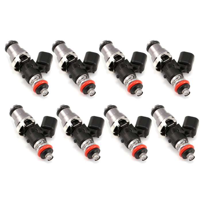Injector Dynamics 1300.48.14.15.8 1340cc Injectors-48mm Length - 14mm Grey Top - 15mm (Orange) Low O-Ring (Set of 8)