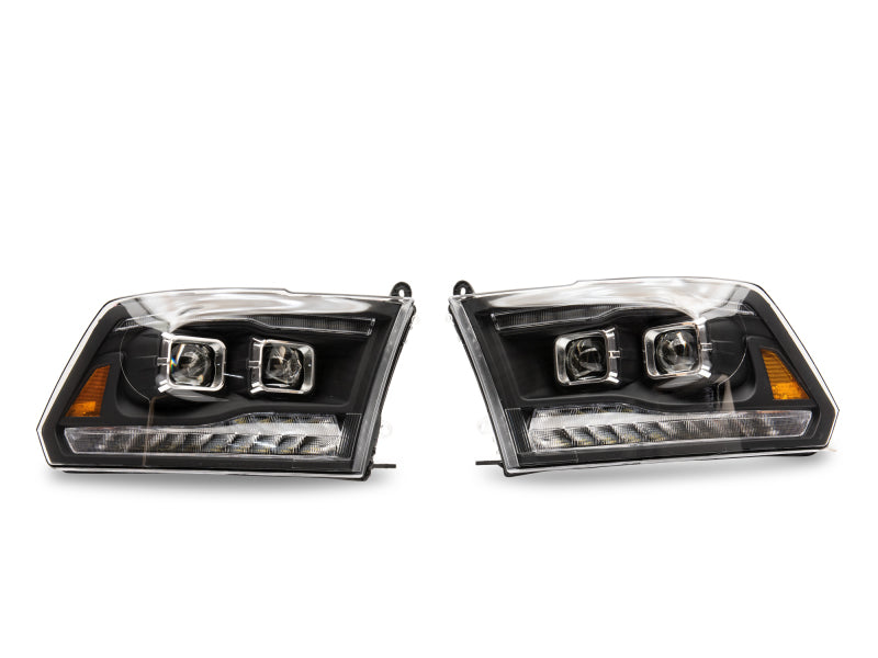 Raxiom R111520 09-18 RAM 1500 LED Projector Headlights w/ Switchback Turn Signals- Blk Housing (Clear Lens)